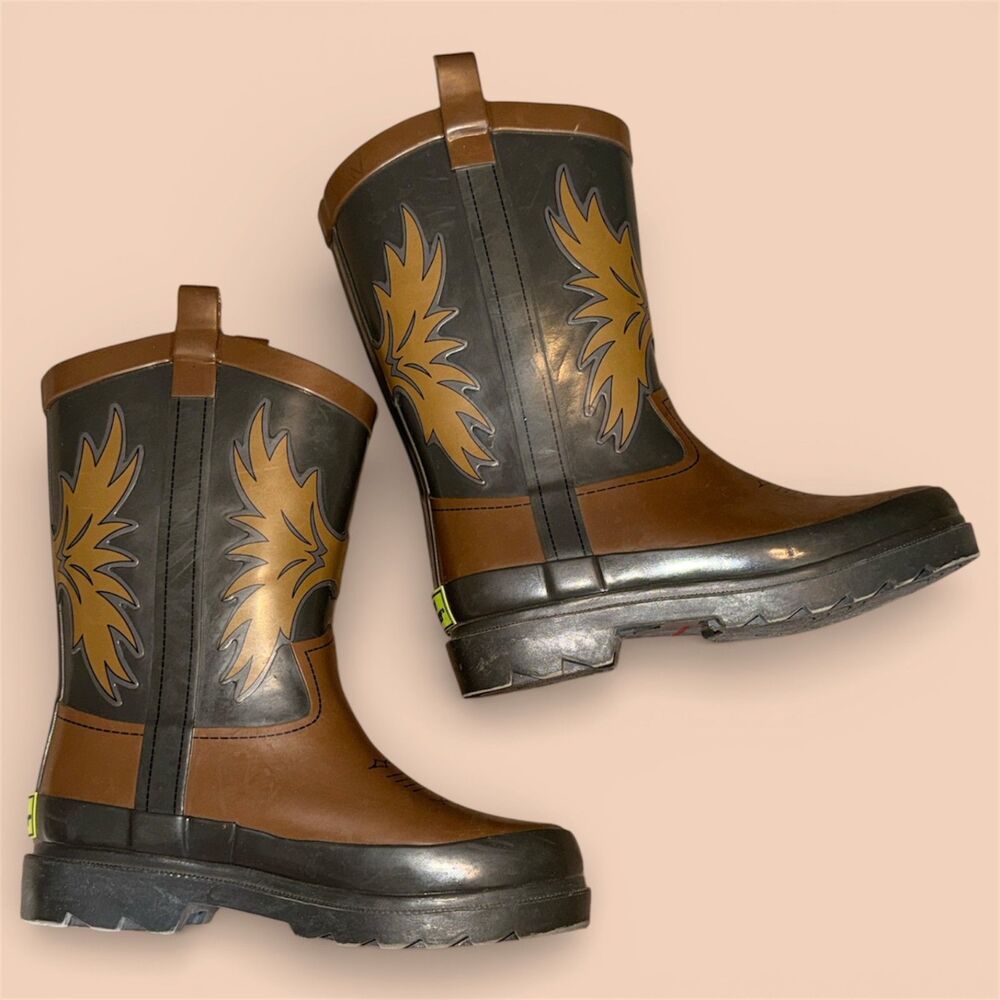 Western Chief Kids Western Cowboy Rain Boot Sz 10